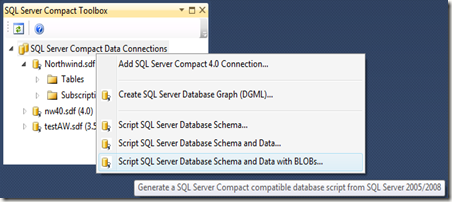 Everything SQL Server Compact: SQL Server Compact Toolbox add-in now ...